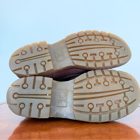 Vintage Dr. Martens Toren Brown Leather Platform Oxford Shoes | US 12 - Picture 6 of 9